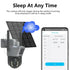 4K 8MP Dual Lens PTZ Solar Camera Dual screen PIR Human Tracking Outdoor WIFI Security CTV Surveillance IP Camera