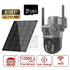 4K 8MP Dual Lens PTZ Solar Camera Dual screen PIR Human Tracking Outdoor WIFI Security CTV Surveillance IP Camera