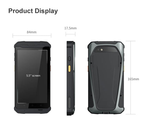 Handheld 125khz-134.2khz RFID Animal Ear Tag Reader Android PDAs Scanner for Cattle/goat Dairy Farm Livestock Data Management
