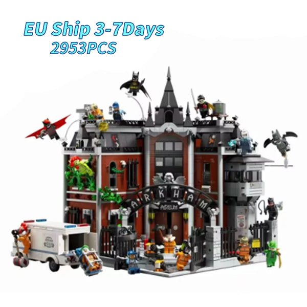 2953pcs 76300 Arkham Asylum Compatible Building Set Birthday and Christmas Gift for Children and Adults Fast Shipping