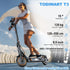 Todimart T3 ABE adult electric scooter, 36V 7.8AH, peak power 500W, 25-35KM, 8.5-inch honeycomb tires, urban electric scooter