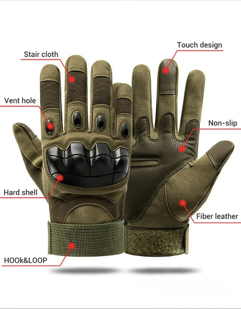 Motorcycle Camping Cycing Hiking Rock Climbing Tactical Gloves Touch Design Fitness Protection Sports Hunting Gloves