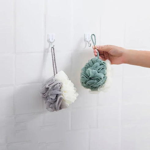 Soft Shower Mesh Foaming Sponge Body Scrub Exfoliating Back Brush Skin Cleaner Bath Bubble Ball Skin Care Bathing Accessories