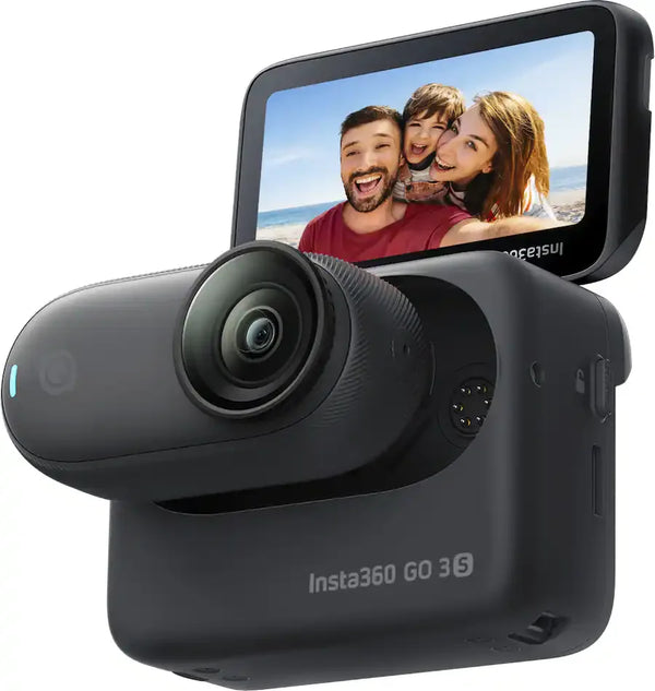 Insta360 GO 3S 128GB (officially refurbish)-Vlog Mini 4K camera, hands-free POV, universal Fixation, Stabilisation