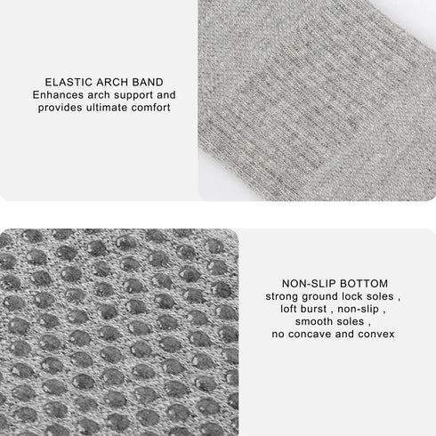1 PAIRS Solid Cotton Thickened Towel Bottom Women's Sport Non-slip Yoga Socks High Quality Breathable Men Anti Skid Floor Socks