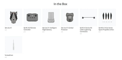 DJI Lito X1 Foldable Lightweight 4K Drone with Obstacle Detection ActiveTrack 1/1.3 Inch Sensor 15km Transmission for Beginners C0