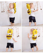 Head Back Protector Baby Protect Pillow Learn Walk Headgear Prevent Injured Safety Pad  prevention Fall Cartoon Bee Kids Pillows
