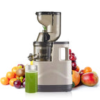 OWJHE Large Slow Masticating Juicer Cold Press Juicer Feed Chute Fit Whole Fruits Vegetable High Juice Yield Baby Food Processor