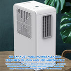 Portable Air Conditioner Mobile Air Cooler Dehumidifier With 24H Timer Remote Control EU Plug For Office Bedroom