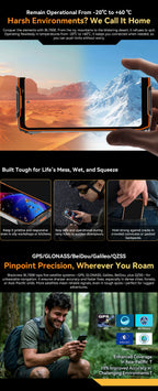Blackview BL7000 AI 5G Rugged Phone Android 15, MTK 6300, 6.78" FHD+ 120Hz, 7500mAh/33W, Rugged Smartphone Dual SIM NFC/IP69K