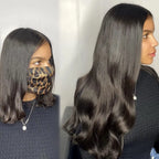 Wave Clip in Hair Extensions Real Human Hair Extensions Clip Ins 120 Gram Body Wave 18 Inch 8Pcs Natural Black 100% Human Hair