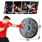 Upgraded Kids Smart Bluetooth Boxing Trainer w/ 5-Target Scoring, Built-in Battery & Music for Home Fitness