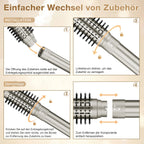 6-in-1 Multi-Hair Styler, Hot Air Brush, 110000 RPM Quick Dry & Styler With Negative Ion, Hair Dryer With 3 Temperature,