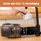 New Double Head Electric Juicer Built-in Fruit Cutting Function Automatic Lifting Squeezing 200W Brushless Motor Portable Home Fruit Juice Extractor