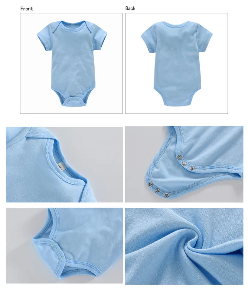 Baby Announcement See You In October Baby body Pregnancy Reveal Custom Romper Baby Shower Gift 100% Cotton