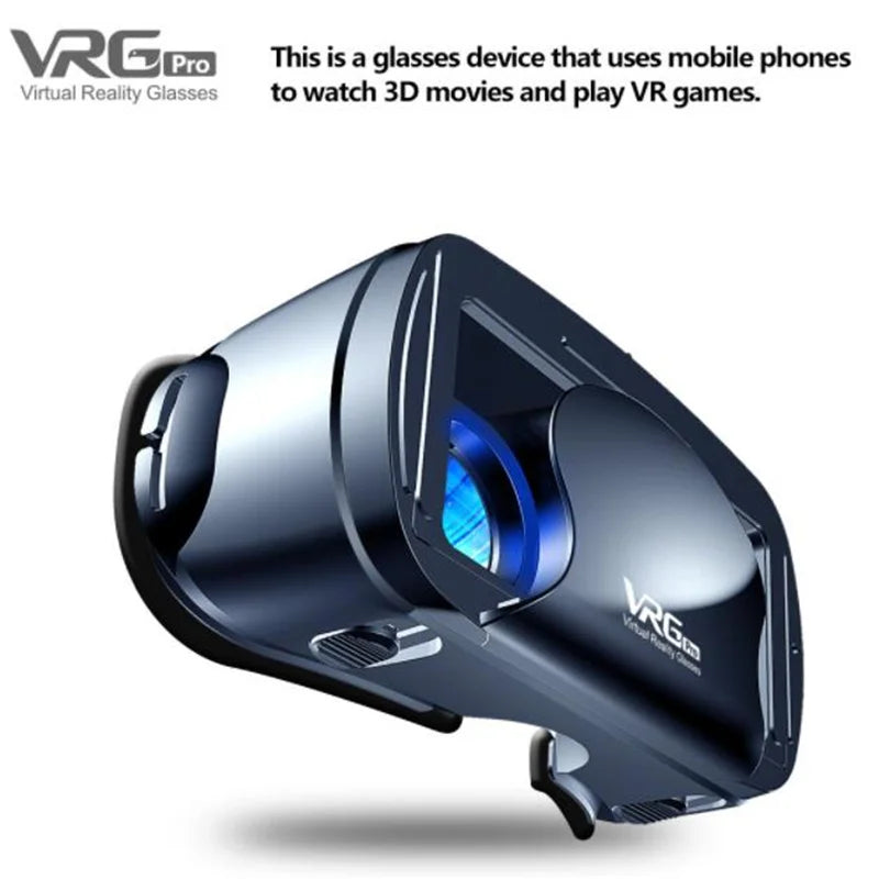 Virtual Reality VR Glasses IMAX Huge Screen HD 3D Glasses Google Cardboard Box VR Headset Helmet for 5-7" Phone,Support Gamepad