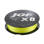 JOF X8 150M 300M 500M Braided Fishing Line 8 Strands MultiColor Multifilament Saltwater PE Line15 20 30 40 60 80 100LB