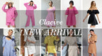 Clacive Causal Loose Home Suit Autumn Long Sleeve Blouse With High Wasit Pants Set Women Elegant Pleated Beige 2 Piece Pant Sets