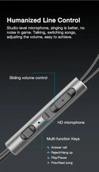 EARDECO 8 Cores Wired Headphones Earphones Bass In-ear Headphone with Mic Earphone Earbuds Mobile Phone Headset Dynamic Stereo