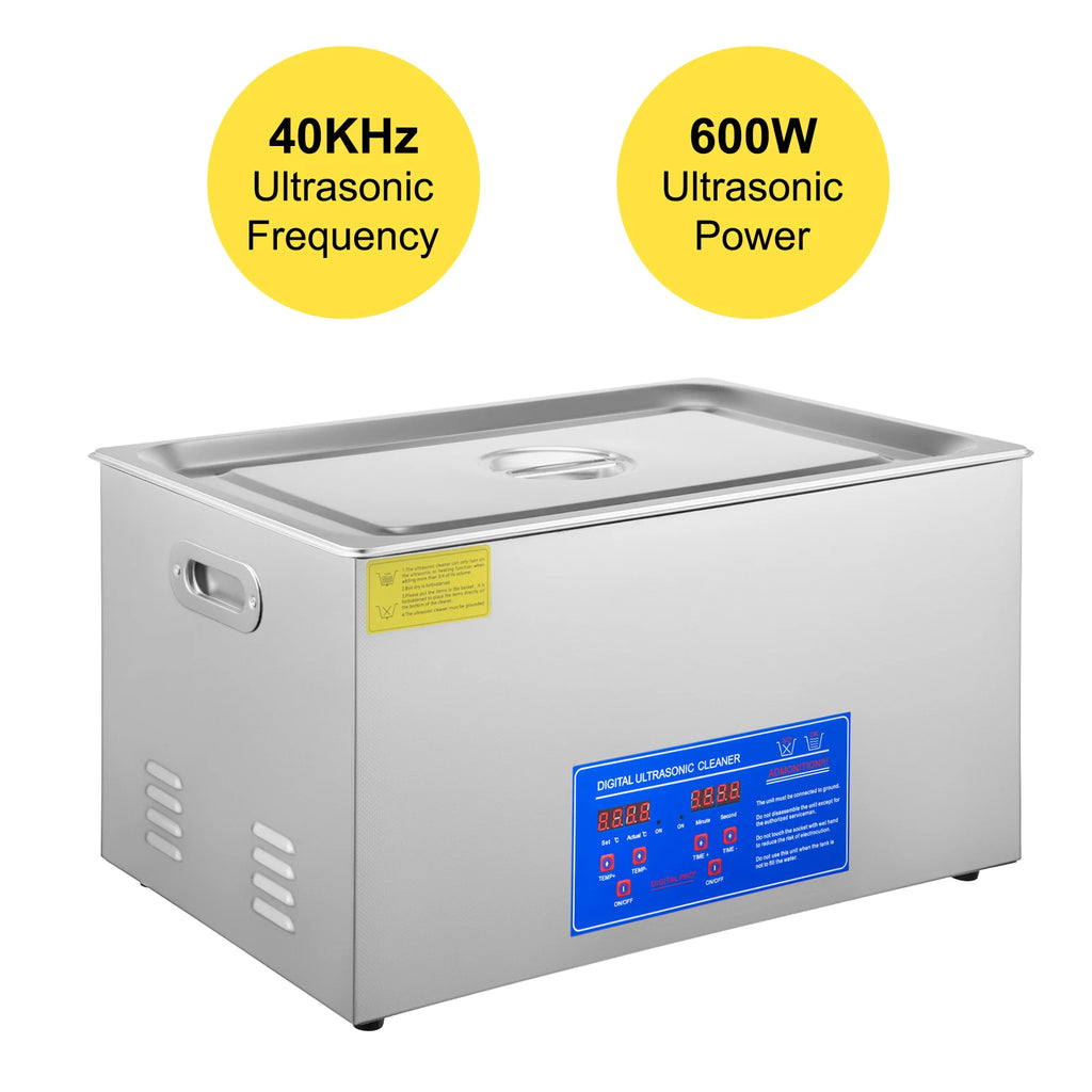 VEVOR Ultrasonic Cleaner Ultrasound Cleaner Portable Ultrasound cleaning Machine Multifunction 1.3L-30L Diswasher Home Appliance