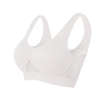 M-6XL Women Hollow Out Fitness Yoga Sports Bra For Running Gym Padded push up Seamless Top Athletic Vest brassiere