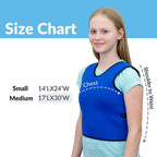 Sensory Deep Pressure Vest for Kids Comfort Compression Vest for Autism Hyperactivity Mood Processing Disorders Breathable