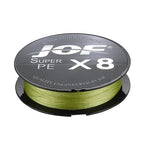 JOF X8 150M 300M 500M Braided Fishing Line 8 Strands MultiColor Multifilament Saltwater PE Line15 20 30 40 60 80 100LB