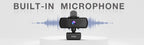 FIFINE 1440p Full HD PC Webcam with Microphone, tripod, for USB Desktop & Laptop,Live Streaming Webcam for Video Calling-K420