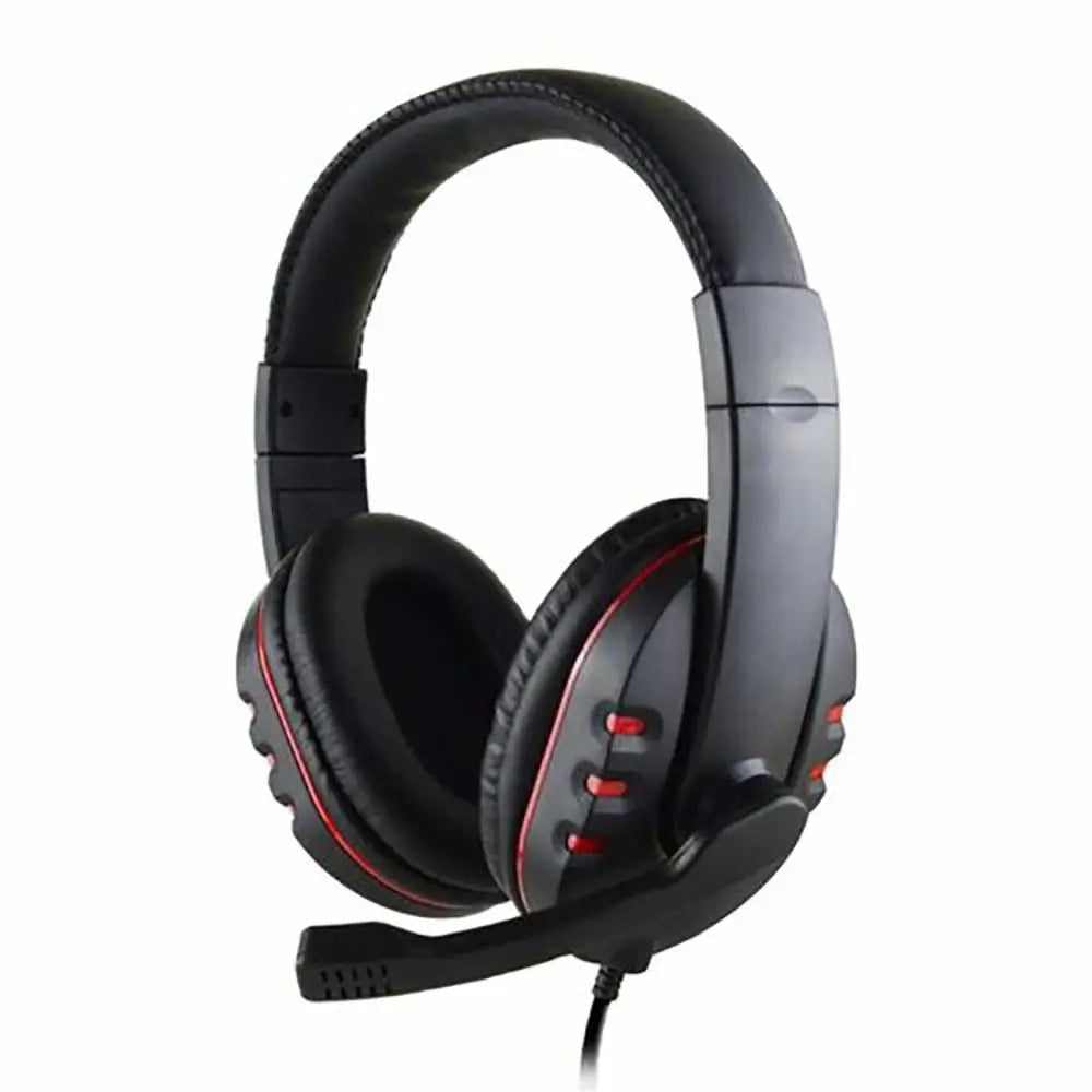 Headphones 3.5mm Wired Gaming Headset Earphones Music For PS4 Play Station 4 Game PC Chat computer With Microphone Main image