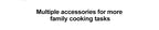 BioloMix 4 in 1 High Power 1200W Immersion Hand Stick Blender Mixer Includes Chopper and Smoothie Cup Stainless Steel Ice Blades