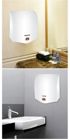 Automatic High Speed Hand Dryer Infared Sensor Activated Household Hotel Commercial  Surface Mounted Noise Reduction Thermoset