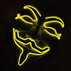 V For Vendetta Mask Cosplay Guy Fawkes Hacker Glowing Mask For Halloween Carnival  Decor Props