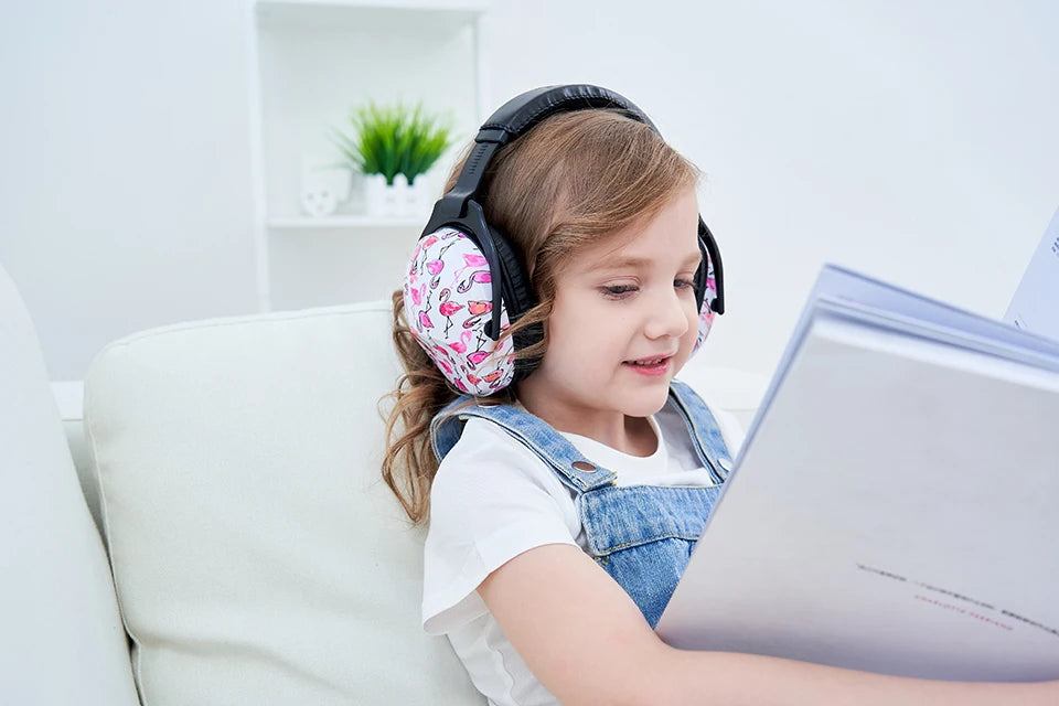 ZOHAN Ear Protector Passive Earmuffs NRR22DB Anti-noise Reduction hip-hop Safety Ear Muffs for kid girls boys