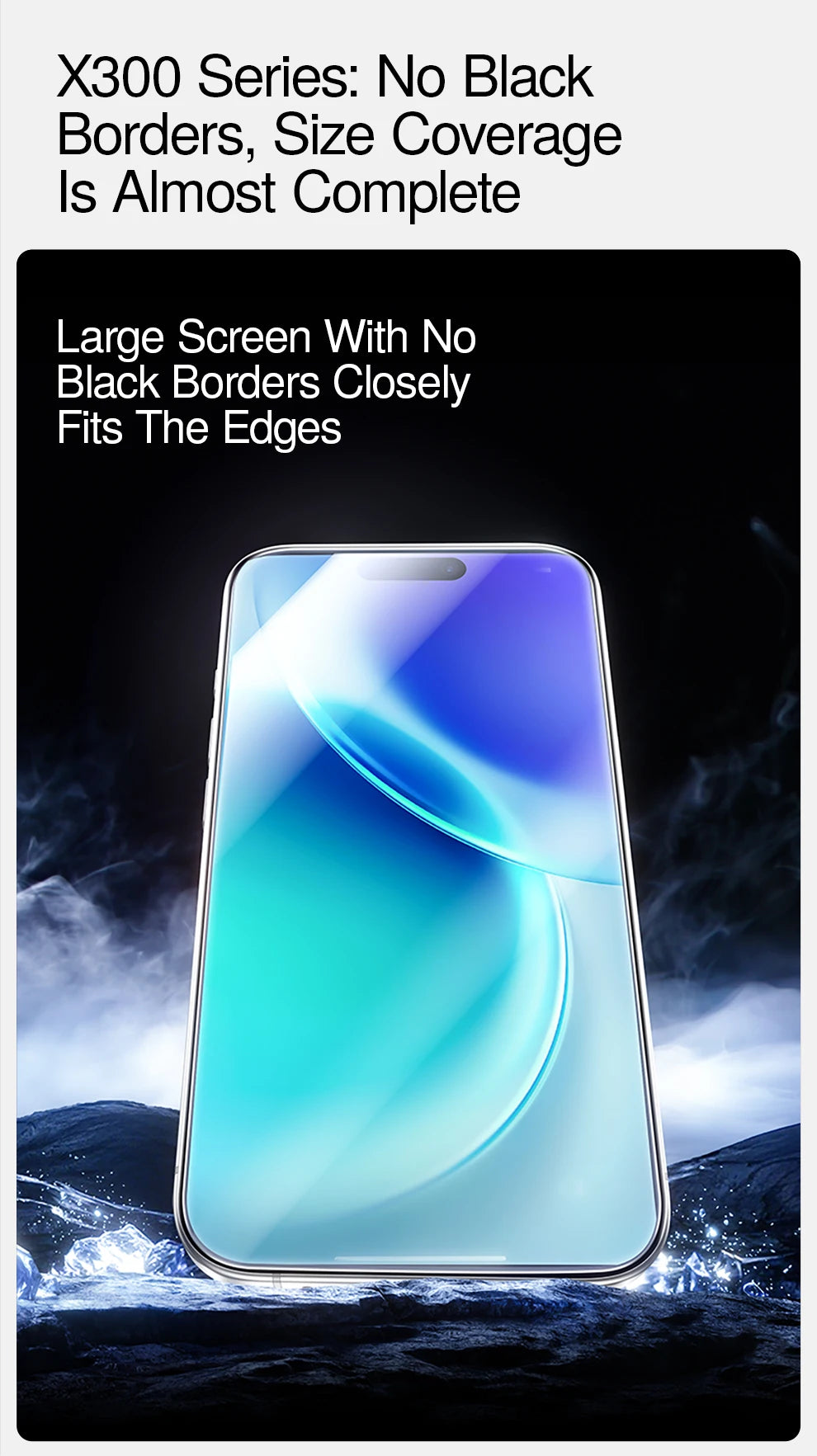 SmartDevil 2PCS Screen Protector for Vivo X200 Pro Mini X300 HD Anti-blue Light Tempered Glass Non-full Cover Anti-fingerprint