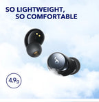 (EU stock) Soundcore by Anker Space A40 Bluetooth headphones, 98% automatic noise cancellation, wireless earbuds