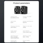 Computer Speaker For PC Laptop Desktop Caixa De Som Sound Box Music Audio System Bocina Column Acoustics Coluna Amplified Unit