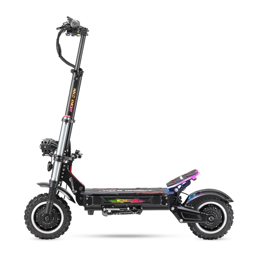 New HALO KNIGHT T107Pro Large Display Smart Escooter Adults 60V 38.4Ah Battery 3000W Dual Motor 95KM/H Powerful Electric Scooter
