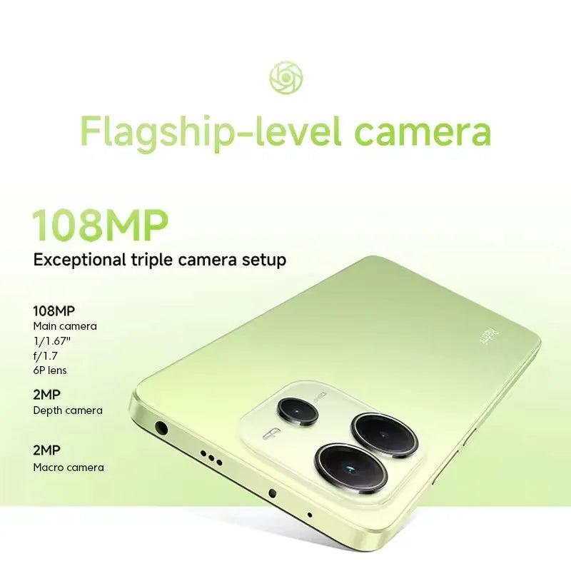 Global Version Redmi Note 14 4G smartphone MediaTek Helio G99-Ultra NFC 108MP Camera 6.67 ''AMOLED Screen 5500mAh Battery