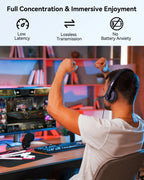 EMEET Wired Headset with Microphone Call Center USB Headphones ENC Noise Cancelling Office Cable Earphones for Phone/PC Computer