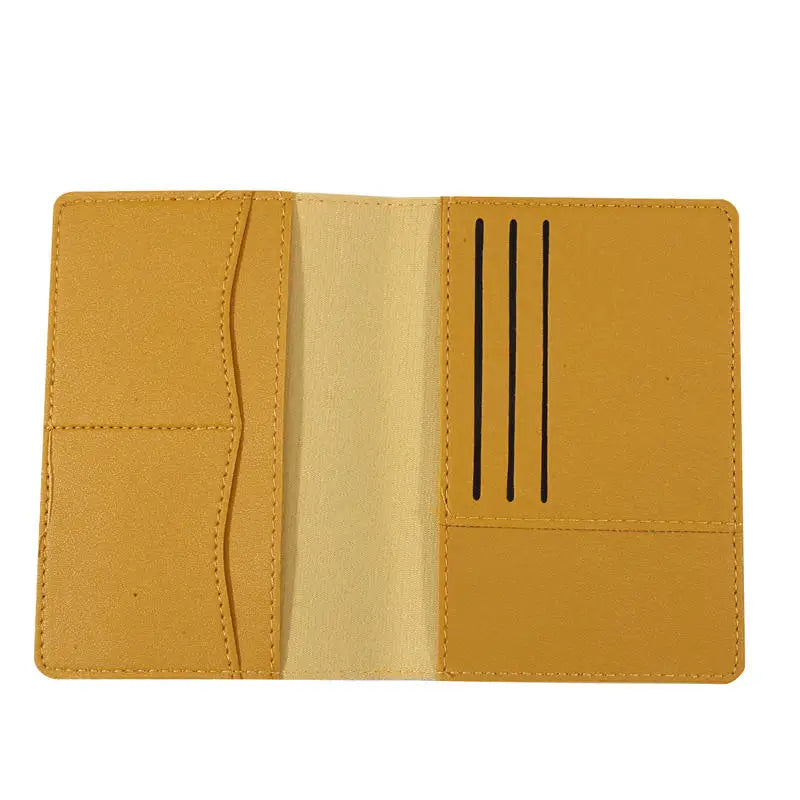 Multifunctional Document Passport Holder Protection Set Pu Leather Passport Clip Holder Travel Wallet Card Holder