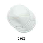 2pcs Organic Bamboo Viscose Nursing Breast Pads Washable Breastfeeding Pads Reusable Breast Pads for Breastfeeding Nursing Pads