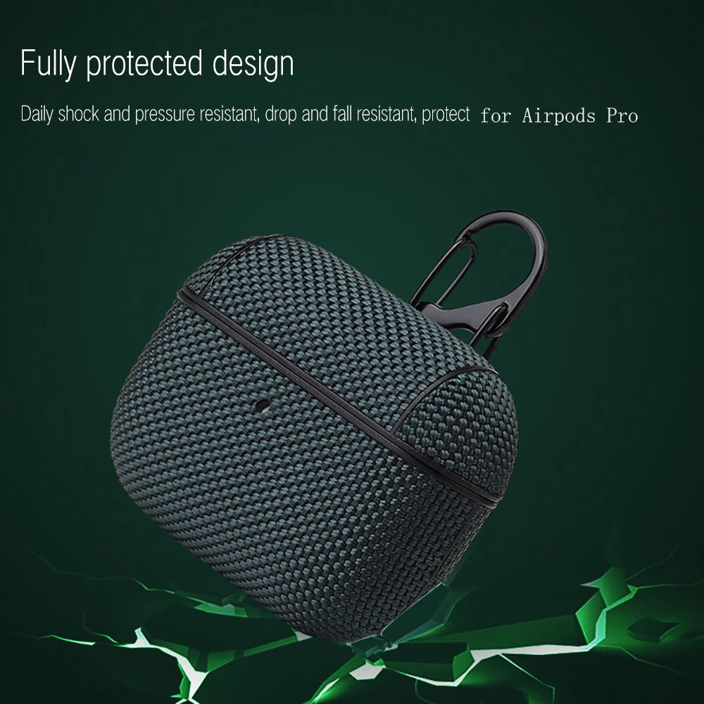 Case for Airpods Pro 2 nylon For AirPods Pro Textile Cloth Air pods 3 2 Airpod pro anti Fingerprints protector for Airpods 3 2 1
