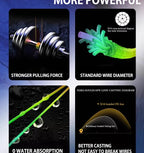 NEW ygk g-soul pe line X16 strands fishing line braided 300/500M For fishing equipment carp Multifilament Strong Weaves Wired PE