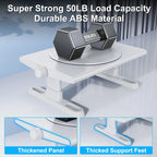 Oatsbasf Computer Monitor Stand Laptop TV Holder Monitor Shelf 360° Rotation Computer Desk Height Adjustment 50LB Load Bearing