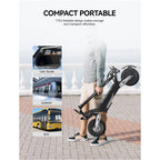 T10 Portable E-Scooter 900W Peak Power 48V 13.5/18 Ah Battery Electric Scooter for Adults 11inch Off-road Tire Scooters Electric