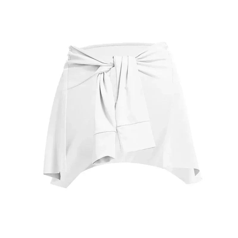 Gym Skirt Wrap Covering Buttocks Workout Fitness Wear Dance Ballet Skirts for Women Sport Yoga Dress Short Thigh Cover Skirt