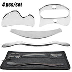 1/4/5/7pcs Stainless Steel Gua Sha Scraping Massage Tool Set IASTM Tools Great Soft Tissue Mobilization Tool