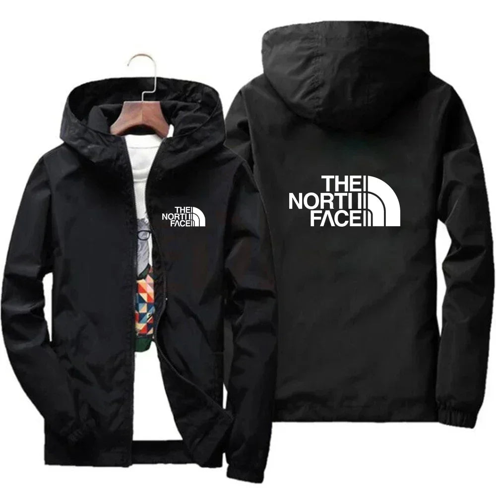 2025 Men's Fashion Windproof Zipper Hooded Jacket Casual Outdoor Sportswear for Streetwear Running and Daily Comfortable Wear