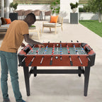 Foosball Table Soccer Table Game 8 Rods Tabletop Football Game 47x24in Indoor Entertainment for Kids Adults Home Game Room
