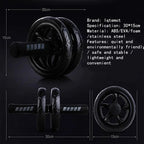 AB Roller Wheel for AB Roller Workout Equipment AB Roller With Knee Pad AB Roller Wheel with Resistance Bands AB Roller Workout